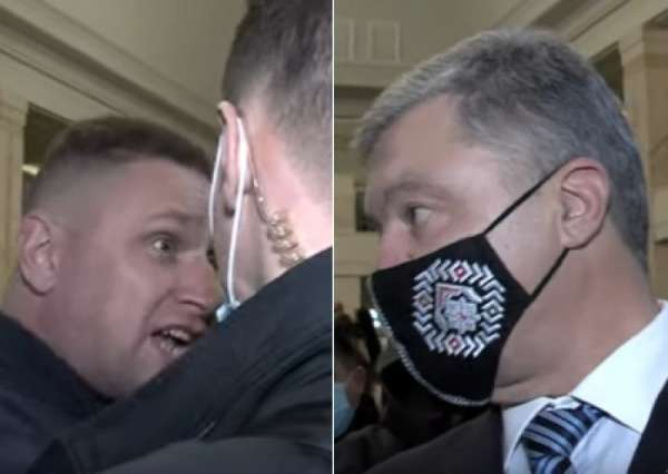 В Ровно АТОшник атаковал Порошенко, назвав его государственным преступником