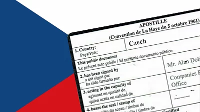 Апостиль на документы из Чехии в 2023 году