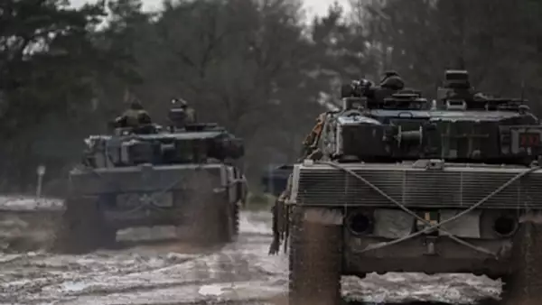 В новый танк Leopard 2 прилетела русская ракета. Показываем, что осталось
