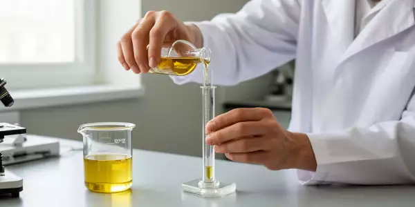 Лабораторный замер вязкости масла