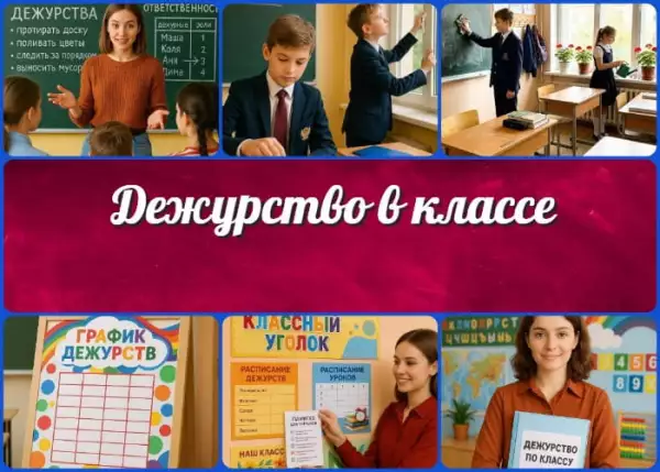 Дежурство в классе: как организовать без конфликтов (система распределения обязанностей, график, обязанности и практические решения для школы