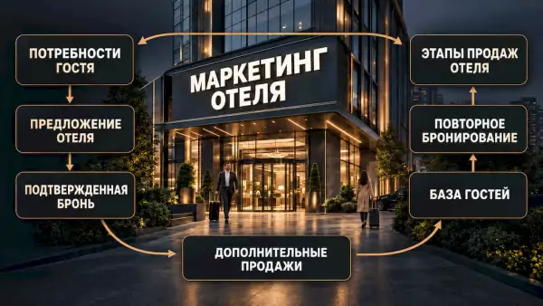 Маркетинг и продажи отеля: от предложения к подтвержденной брони